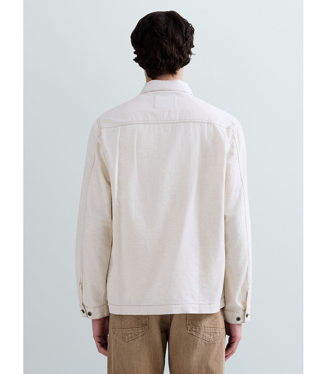 デニムオーバーシャツ（セットアップ） 詳細画像 アイボリー 3